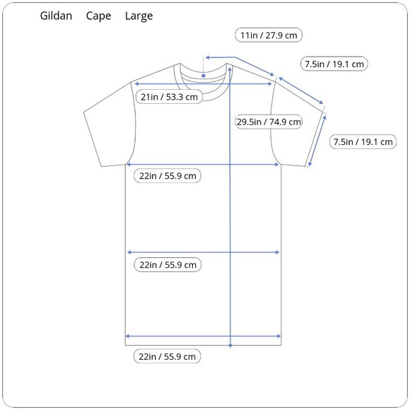 2019 Cape Cod Yarmouth Country Festival Large Blue Crew Neck T-Shirt | Gildan - Picture 2 of 15